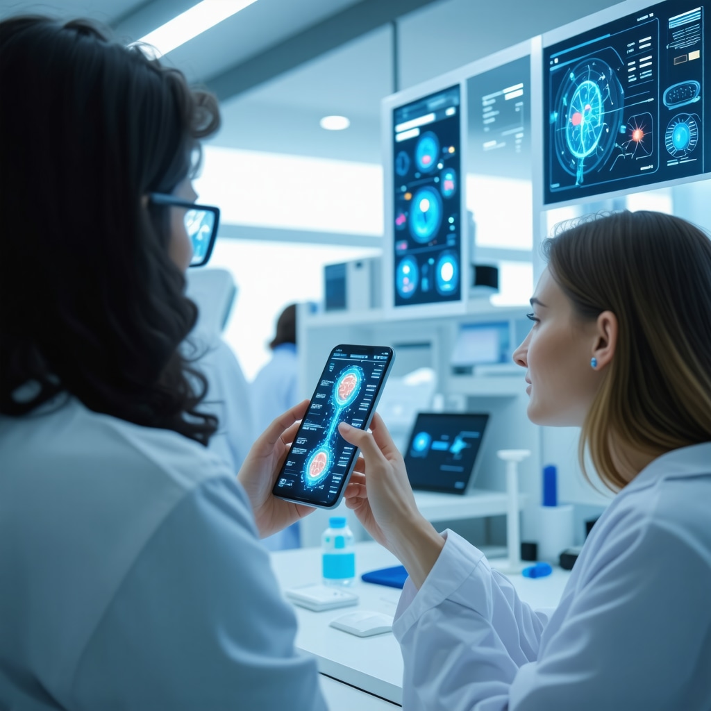Patient and clinician using digital tools for personalized Ozempic therapy in a medical weight loss clinic