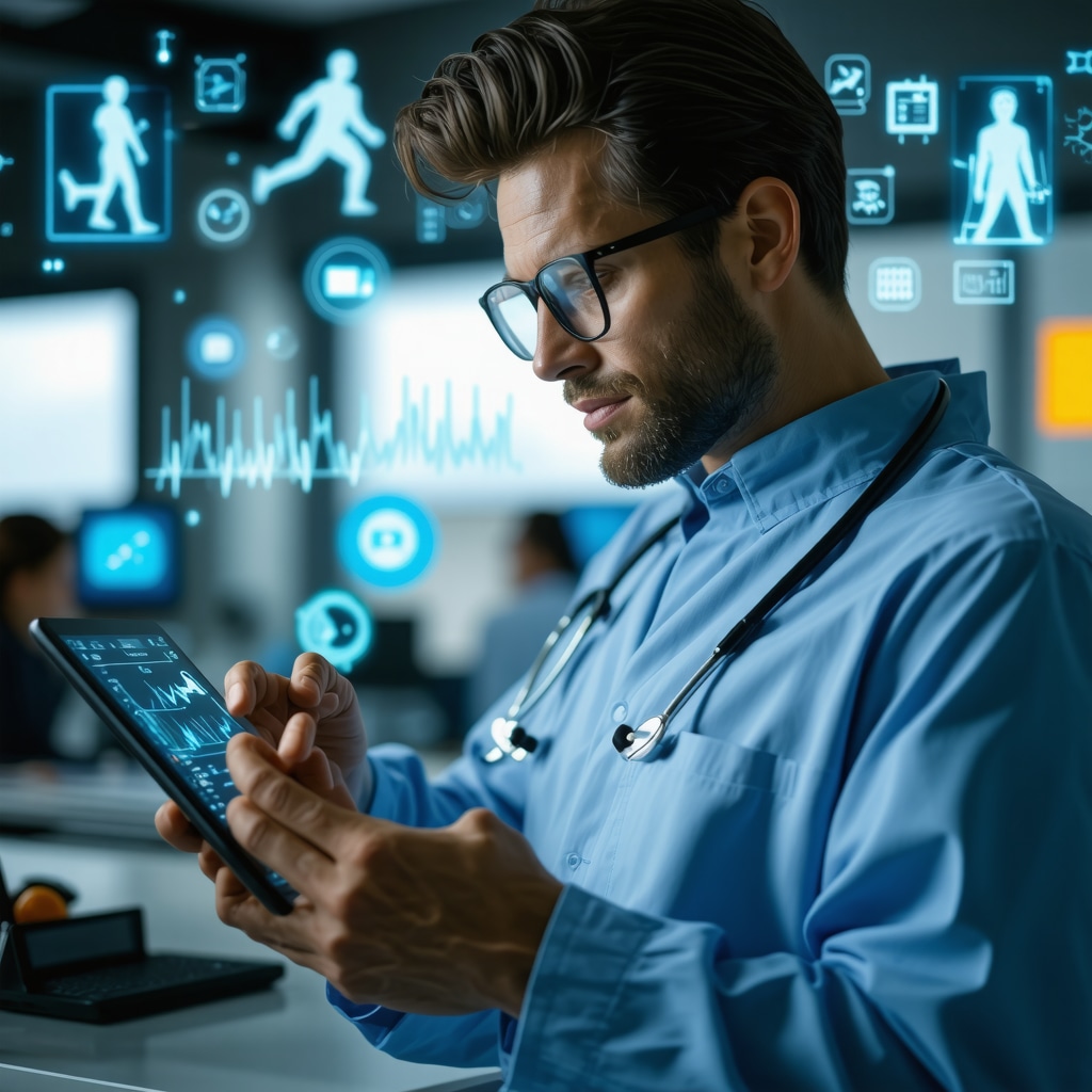 Healthcare professional reviewing digital health data for Ozempic treatment optimization