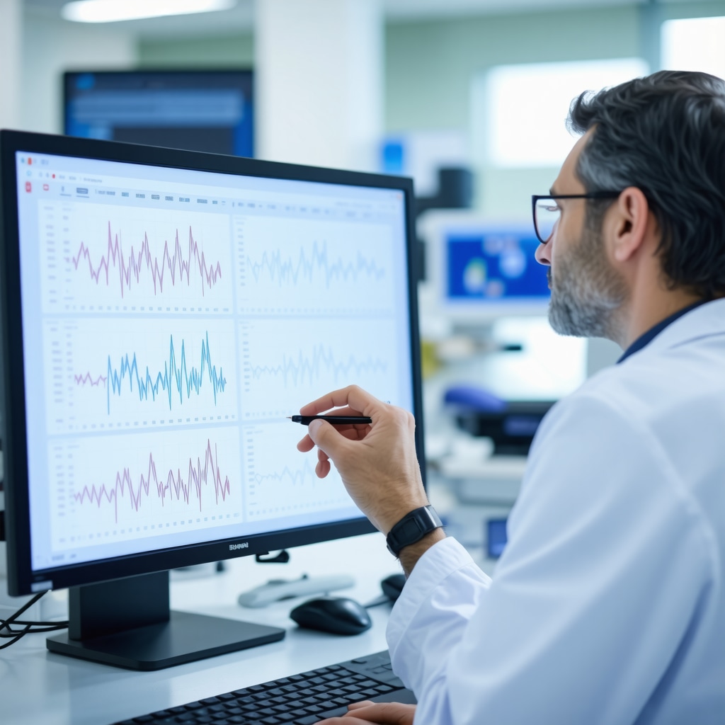 Doctor reviewing metabolic biomarker data with patient for personalized Ozempic dosing