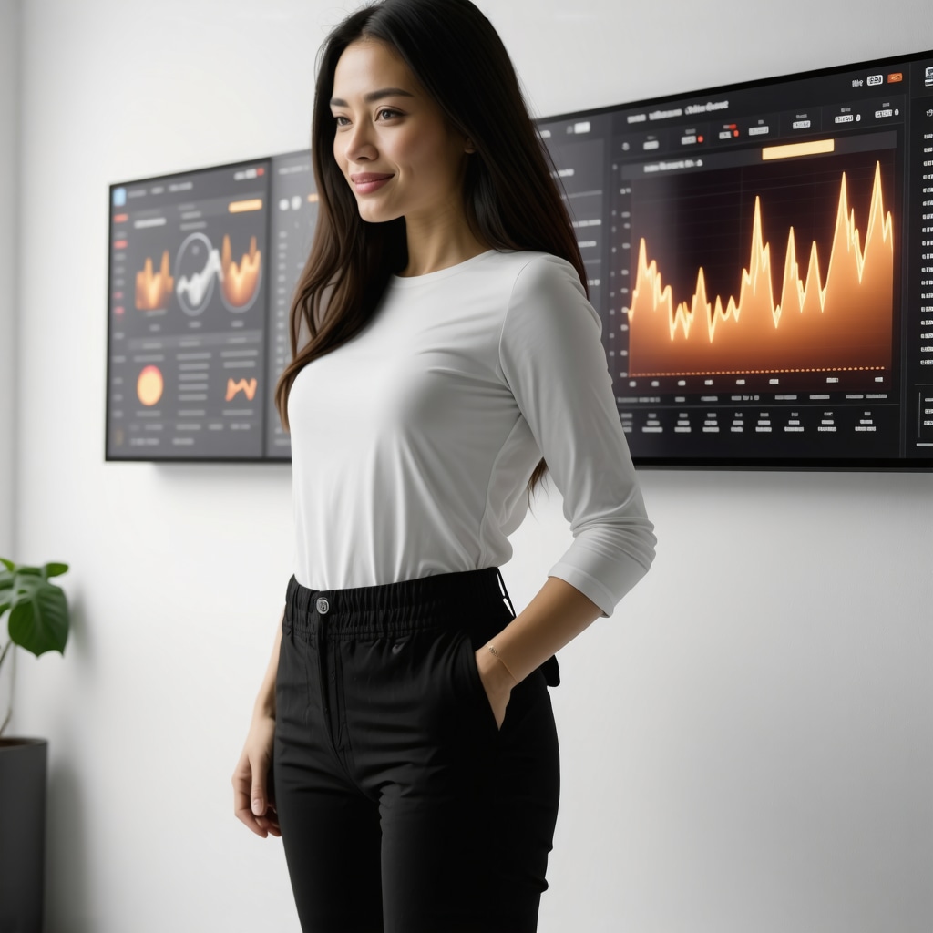 A futuristic digital dashboard showing biometric data for Ozempic weight loss patient with wearable device integration