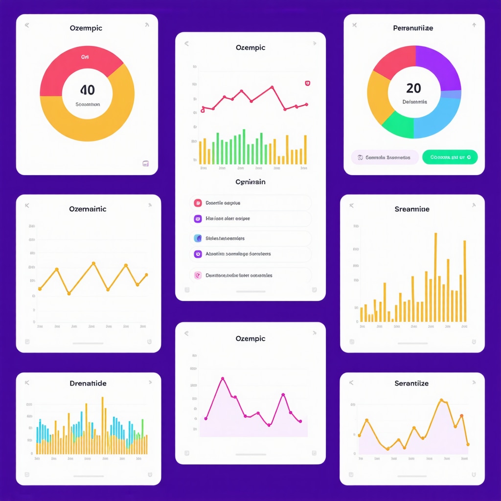 Personalized Ozempic dosing and metabolic profile monitoring infographic for advanced weight loss management