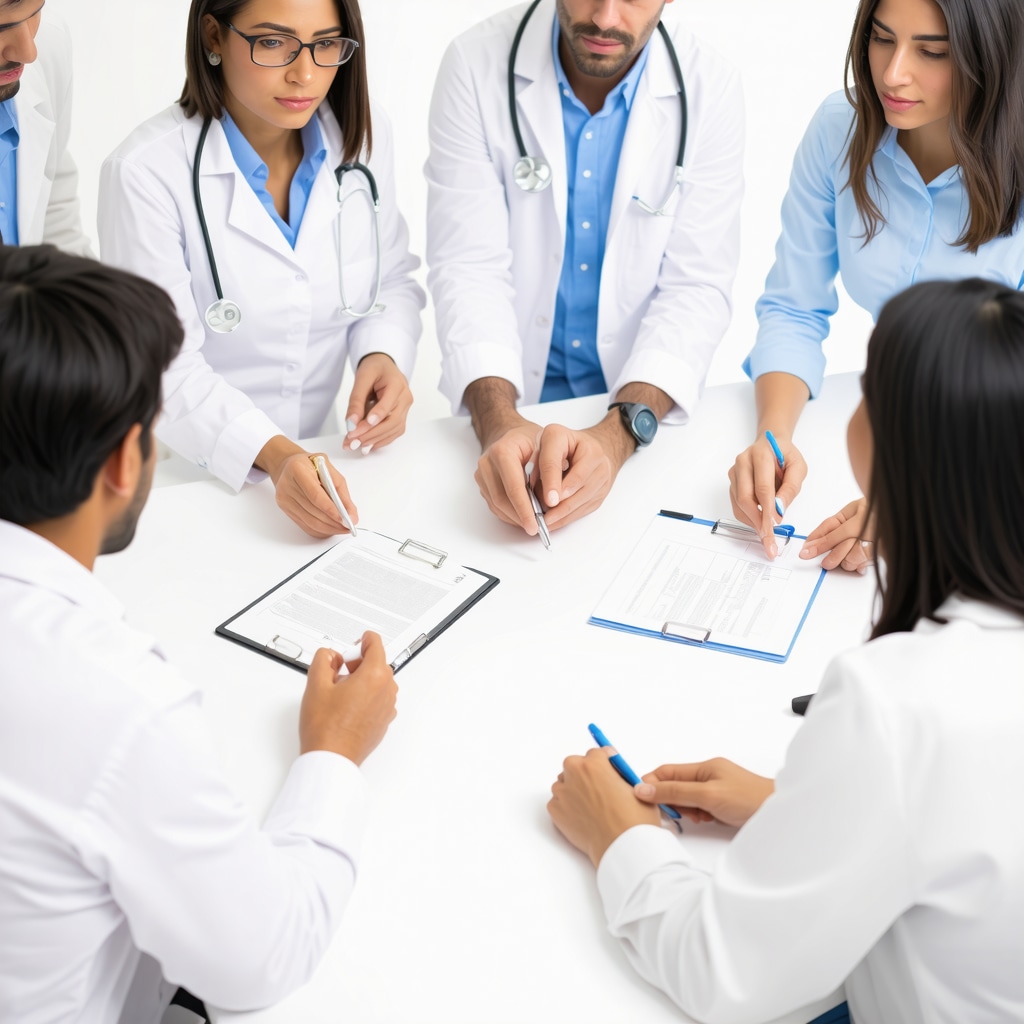 Healthcare professionals collaborating to optimize Ozempic therapy and manage side effects