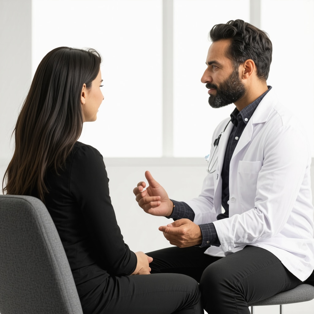 Patient consulting with physician about personalized Ozempic weight loss treatment