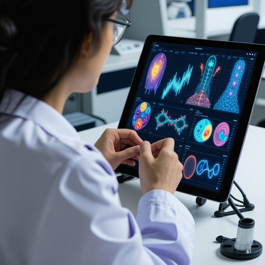 Healthcare professional reviewing genetic and microbiome data for personalized Ozempic weight loss program