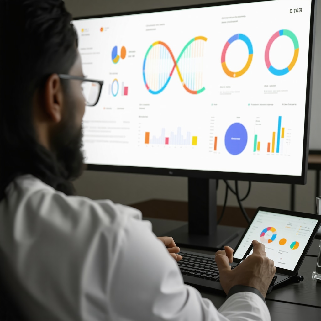 Doctor and patient reviewing personalized genetic and metabolic data for tailored Ozempic weight loss treatment