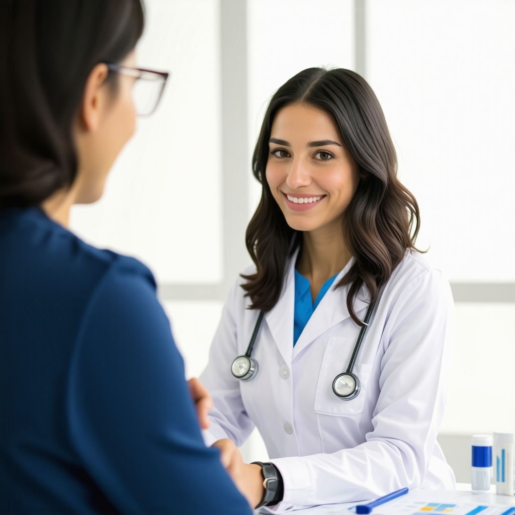 Doctor and patient discussing personalized Ozempic weight loss treatment plans in a clinic setting