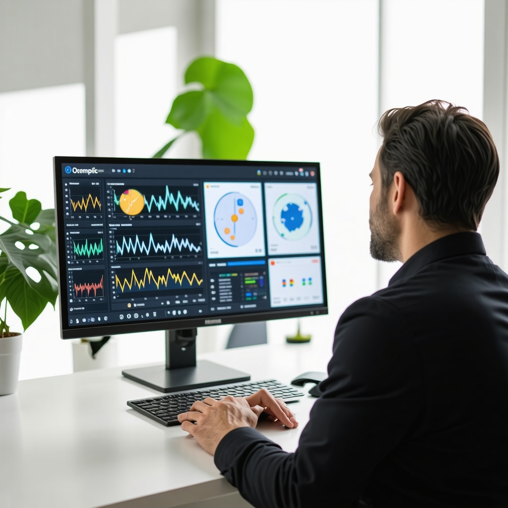 Physician and patient reviewing digital biomarker data and AI tools for personalized Ozempic weight loss therapy in a clinic