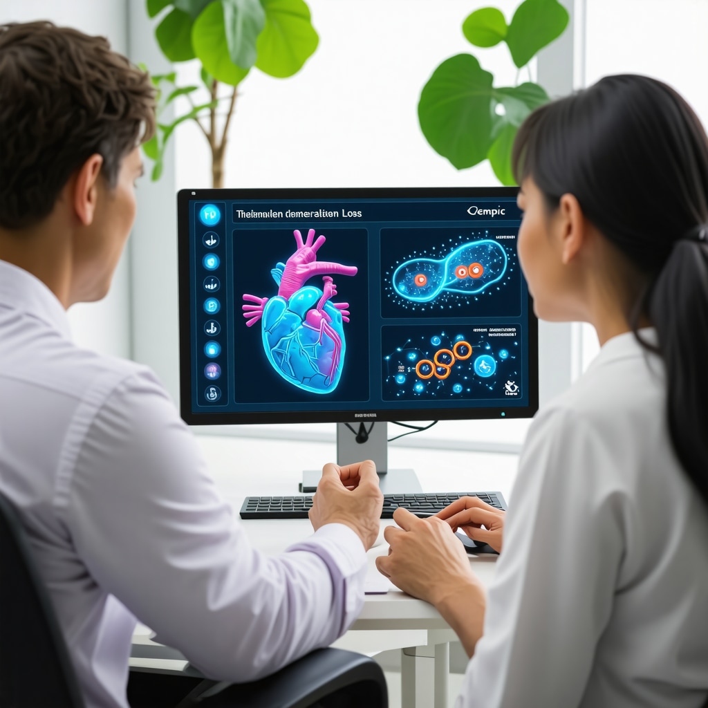 Doctor reviewing metabolic biomarkers with patient to personalize Ozempic dosing for weight loss
