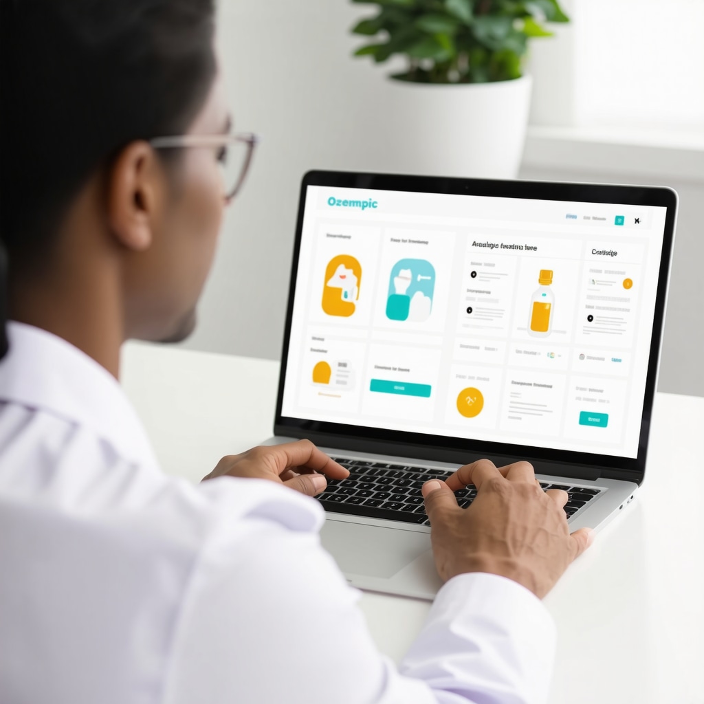 Doctor and patient in a virtual consultation discussing Ozempic treatment and dosage