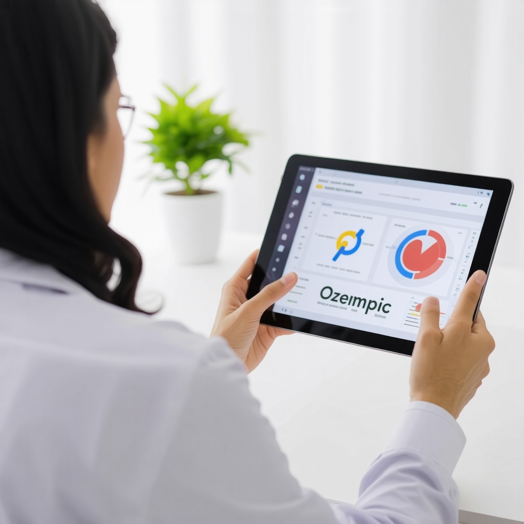 Patient and doctor video consultation discussing Ozempic weight loss treatment plan