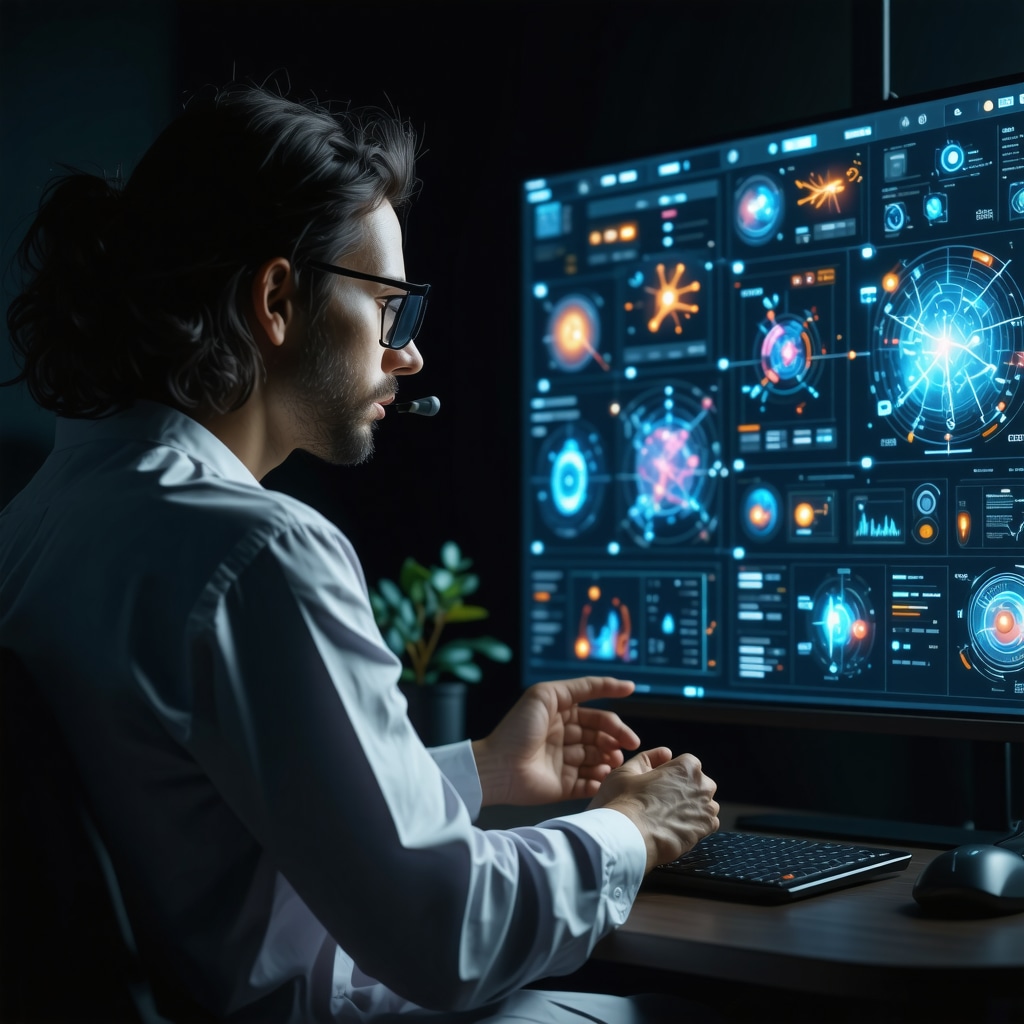 Patient and clinician engaging in telehealth consultation with AI analytics on Ozempic treatment