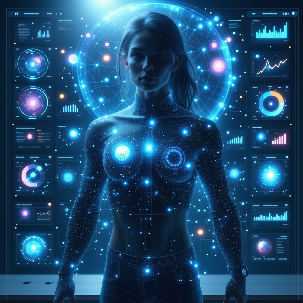 Digital dashboard displaying AI analytics for personalized Ozempic and diet synergy in weight management