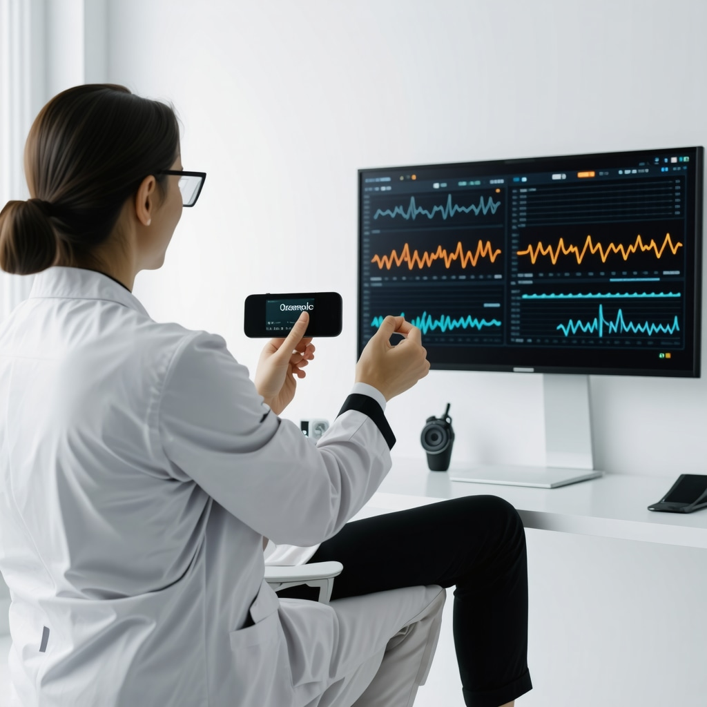 Patient and doctor using wearable sensors and digital data for Ozempic treatment optimization