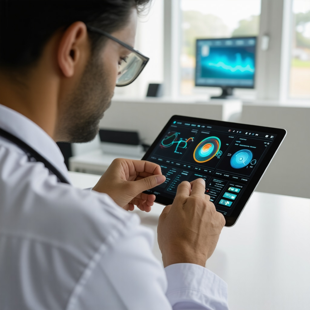 Physician reviewing biometric data with patient to personalize Ozempic treatment