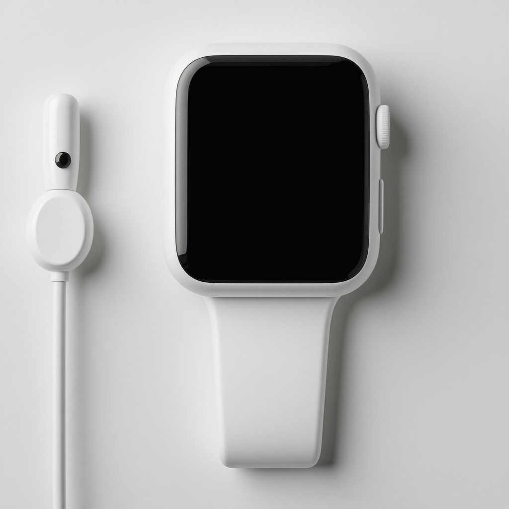Illustration of digital health devices and AI apps supporting weight loss with Ozempic