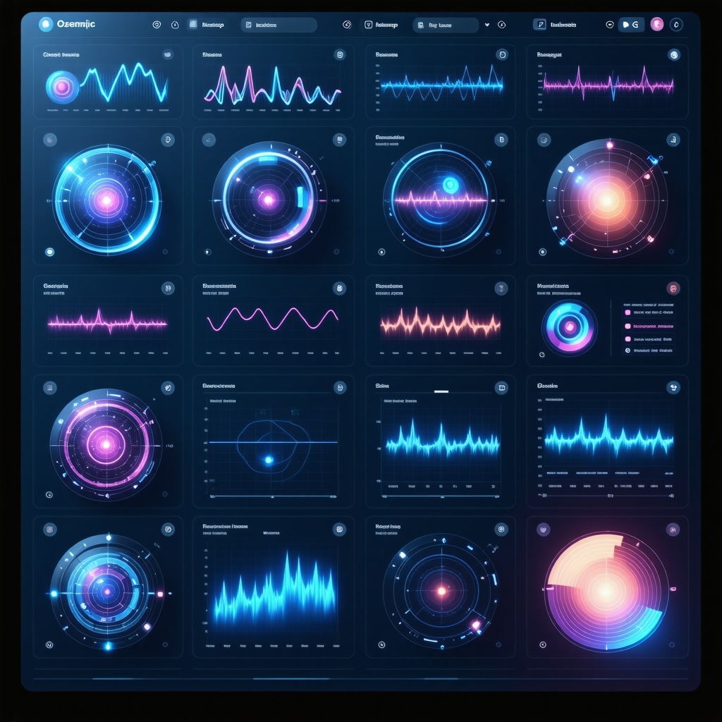 Futuristic dashboard displaying genetic, biomarker, and AI analytics for personalized Ozempic weight loss treatment