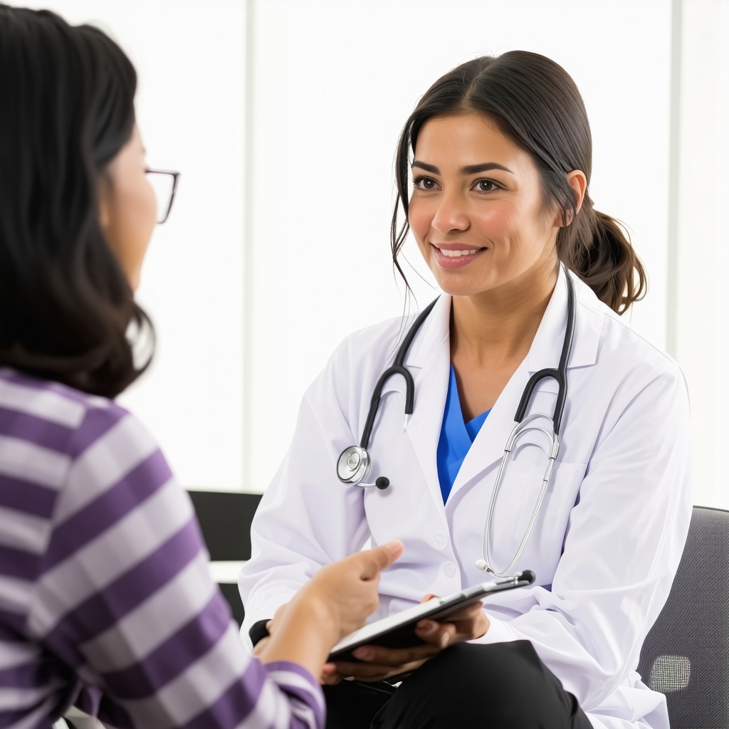 Doctor providing guidance to patient about Ozempic treatment
