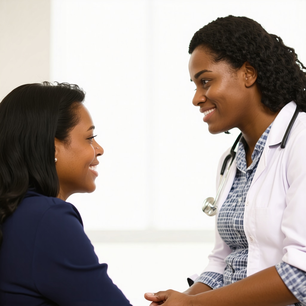 Healthcare professional consulting with a patient about Ozempic and metabolic health.