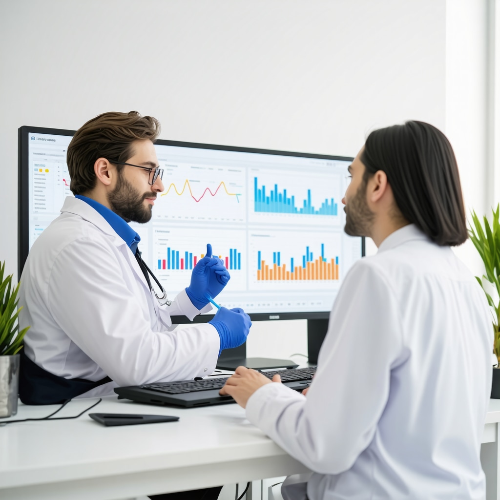 Medical researcher studying long-term effects of Ozempic on metabolic health