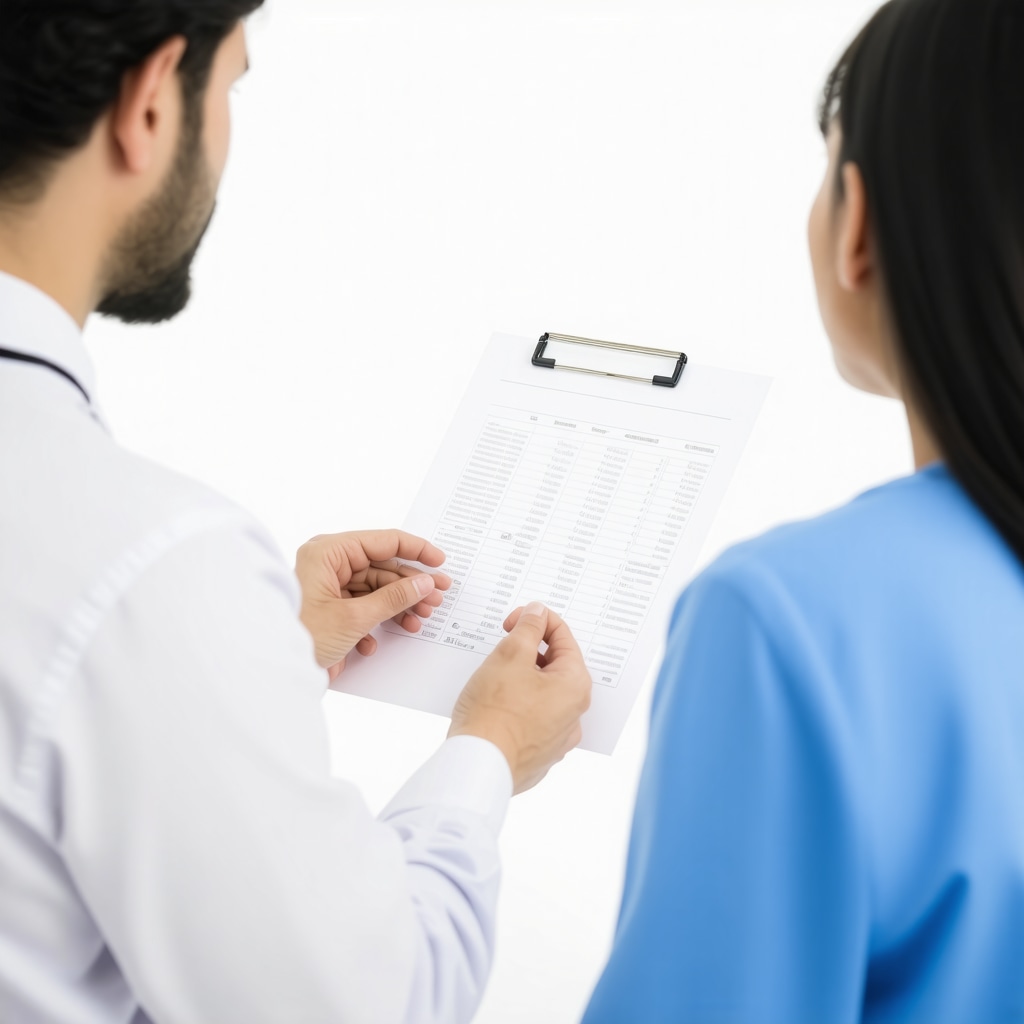 Clinician discussing weight management strategies with patient in a modern medical clinic