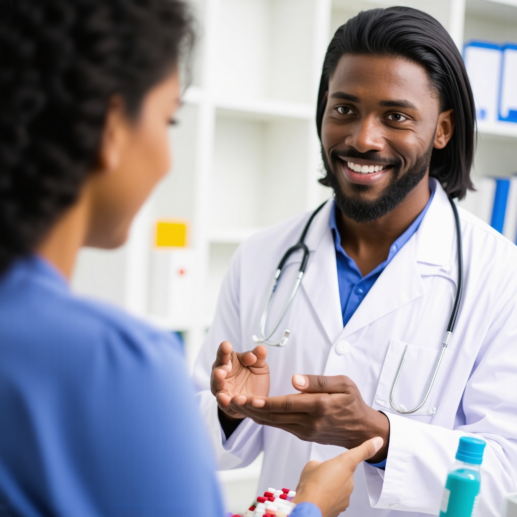 Doctor advising patient on affordable Ozempic options.