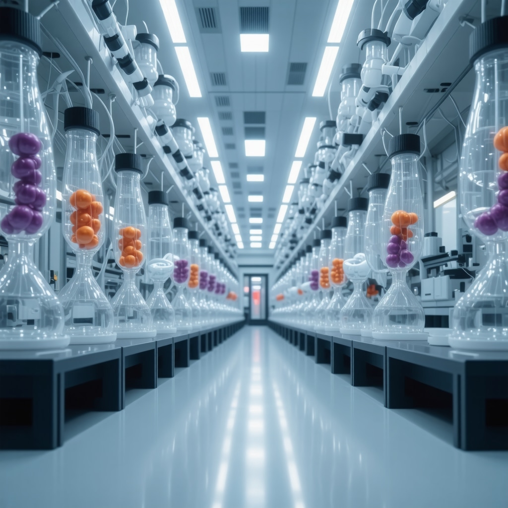 Laboratory researcher working on gene editing technology for weight management