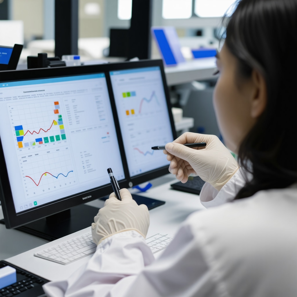 Researcher analyzing genetic and microbiome data for personalized weight loss strategies in 2025