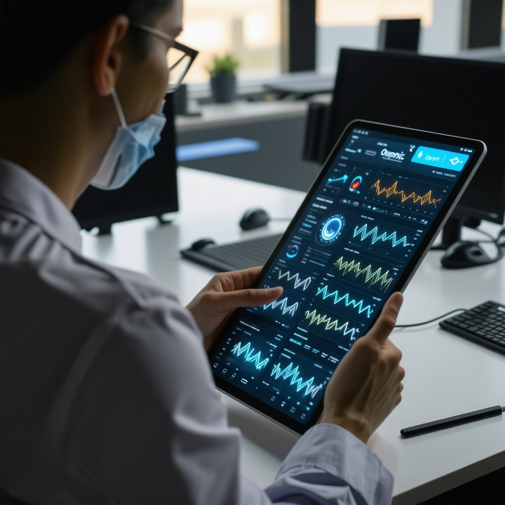 Clinician reviewing AI-powered genetic and metabolic data for personalized Ozempic weight loss therapy