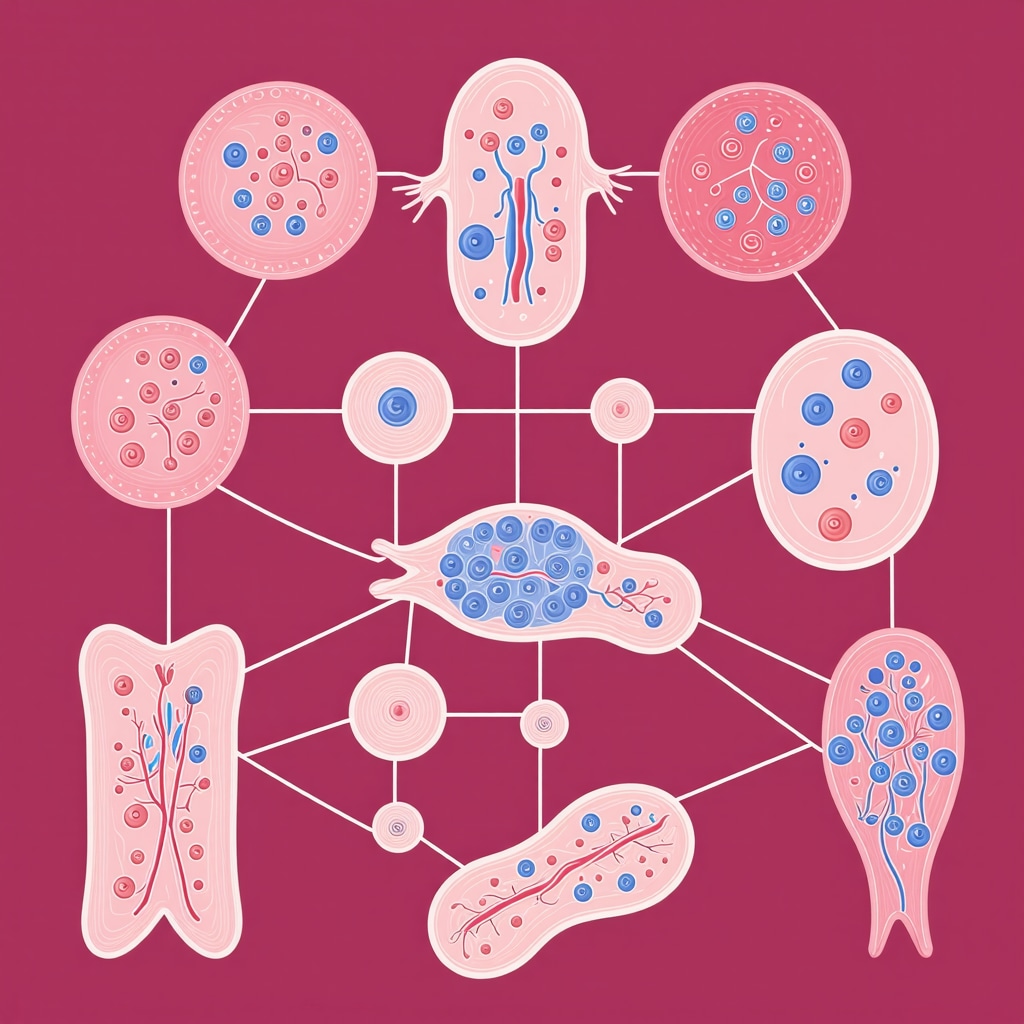 Illustration of GLP-1 receptor pathways influencing metabolism and appetite