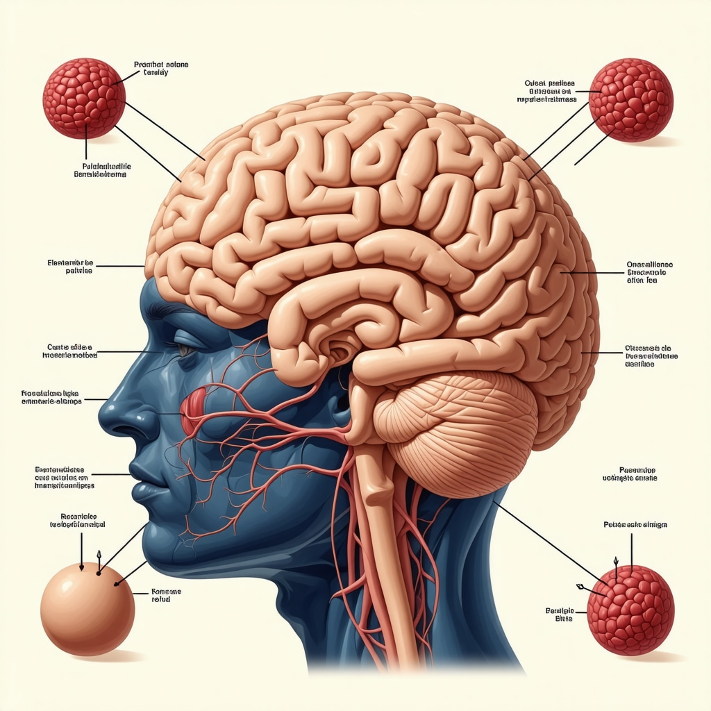 Diagram illustrating how GLP-1 receptor activation in the brain influences hunger and satiety