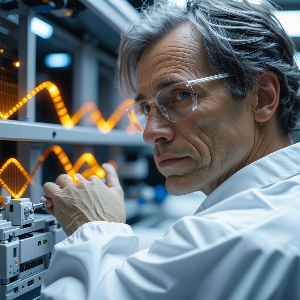 Medical professional analyzing genetic data for tailored Ozempic therapy