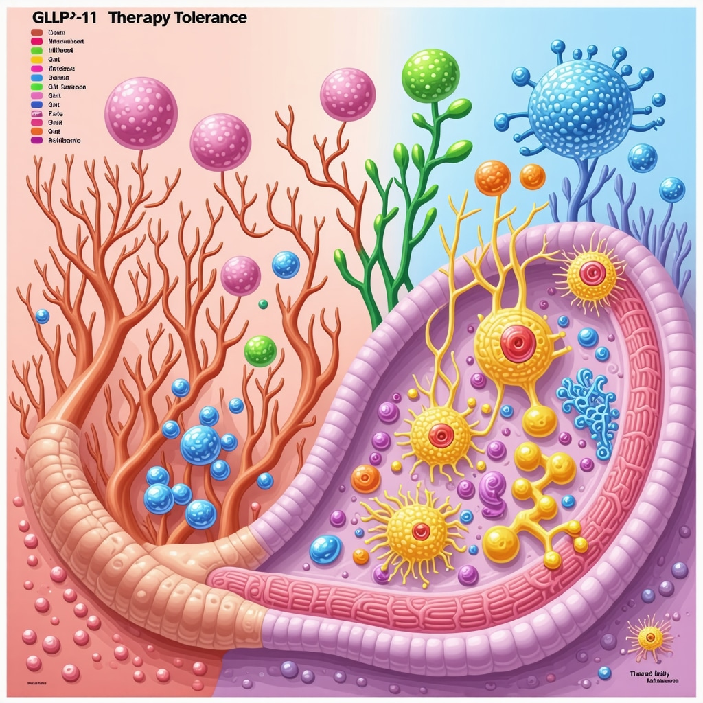Illustration of gut bacteria affecting medication side effects