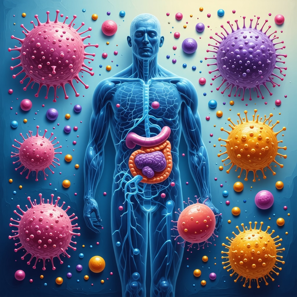 Diagram showing how gut microbiota affects medication tolerance and side effects in patients taking Ozempic