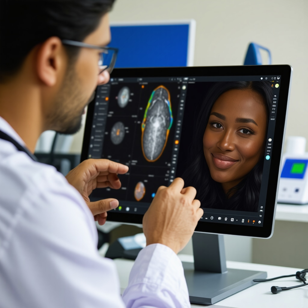 Doctor analyzing medical data for Ozempic side effect management