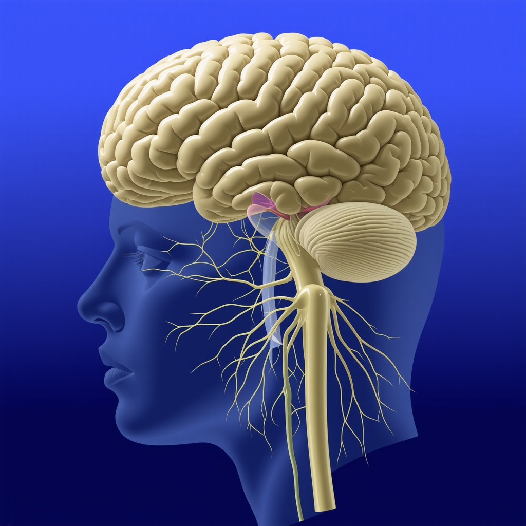 Diagram of brain neural pathways affected by GLP-1 receptor agonists illustrating appetite suppression mechanisms.