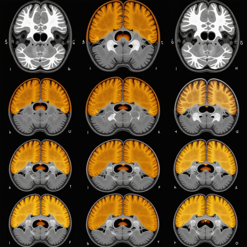 Brain scan showing neural changes related to appetite regulation after Ozempic treatment