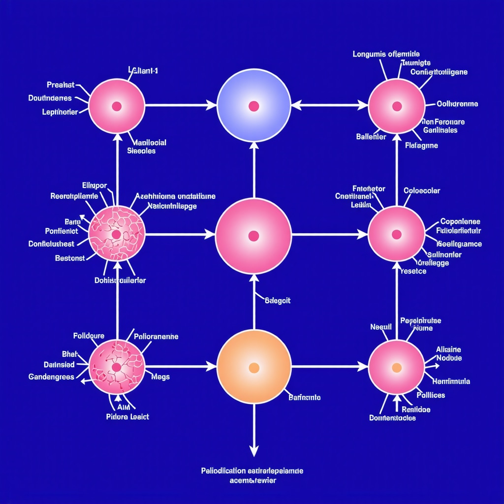 Detailed diagram showing how GLP-1 receptor activation affects brain and metabolic pathways