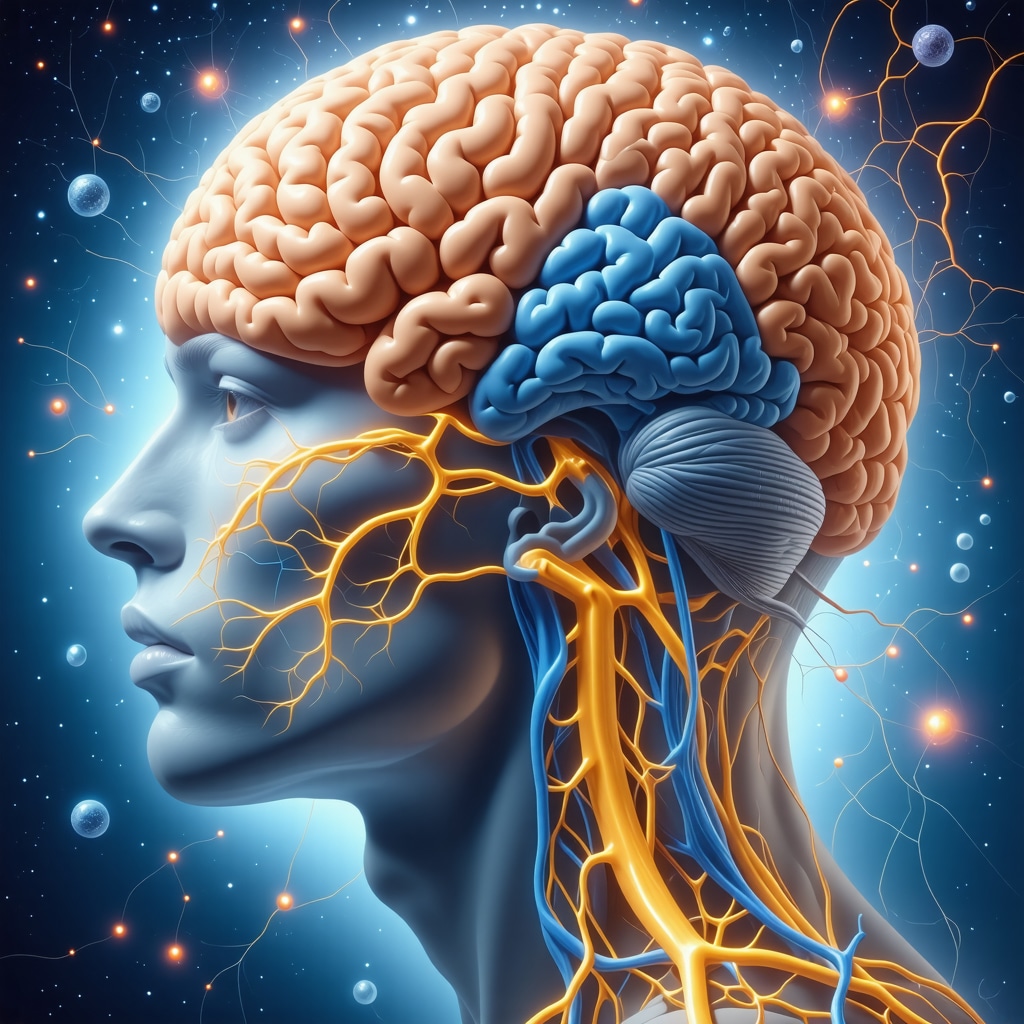 Diagram of the brain's hunger regulation pathways and gut microbiome interaction, highlighting neuroplasticity and microbiome modulation in weight management