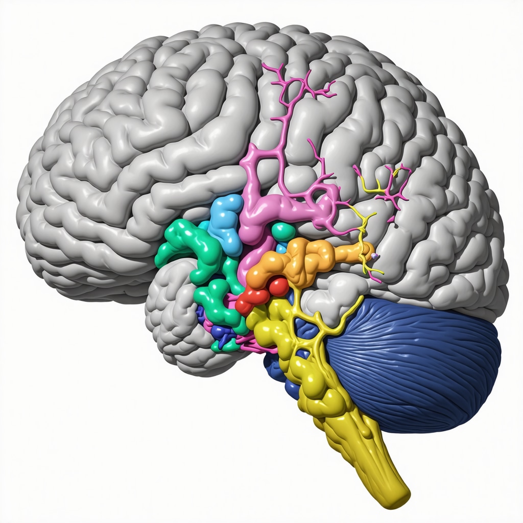 Diagram illustrating how Ozempic mimics GLP-1 to activate brain regions controlling appetite and reward pathways