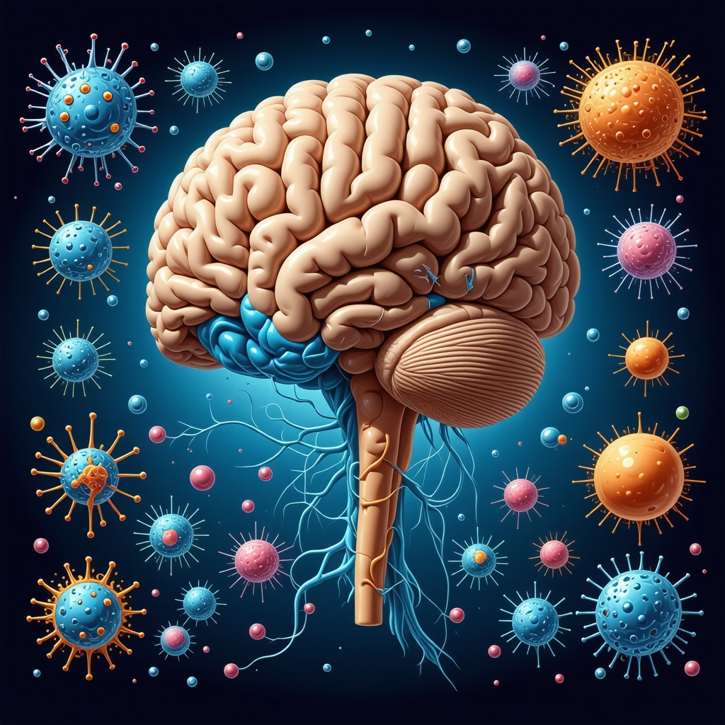 Illustration showing neuroplastic changes and molecular signaling in brain centers controlling appetite after Ozempic treatment