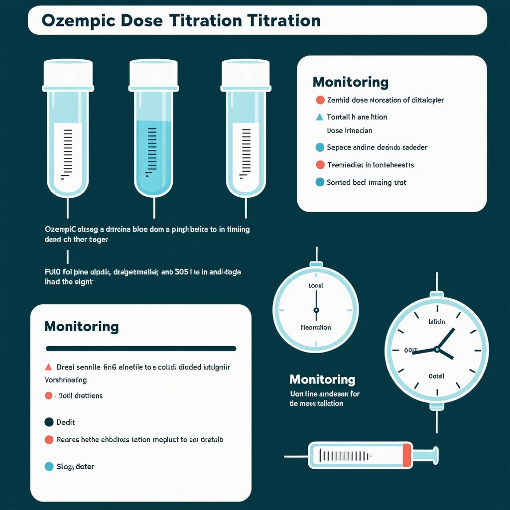 Visual guide to Ozempic dose escalation for optimized weight loss