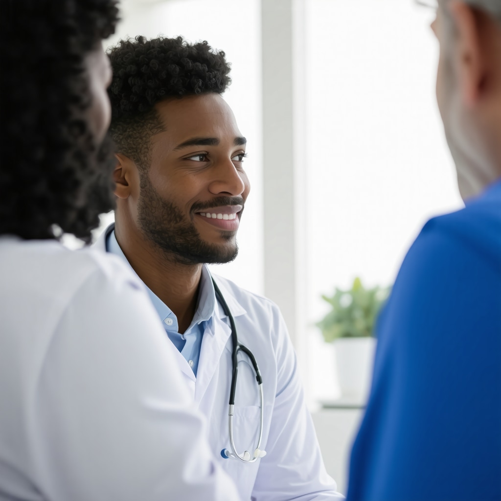 Patient consulting with doctor about long-term Ozempic treatment and metabolic health strategies.