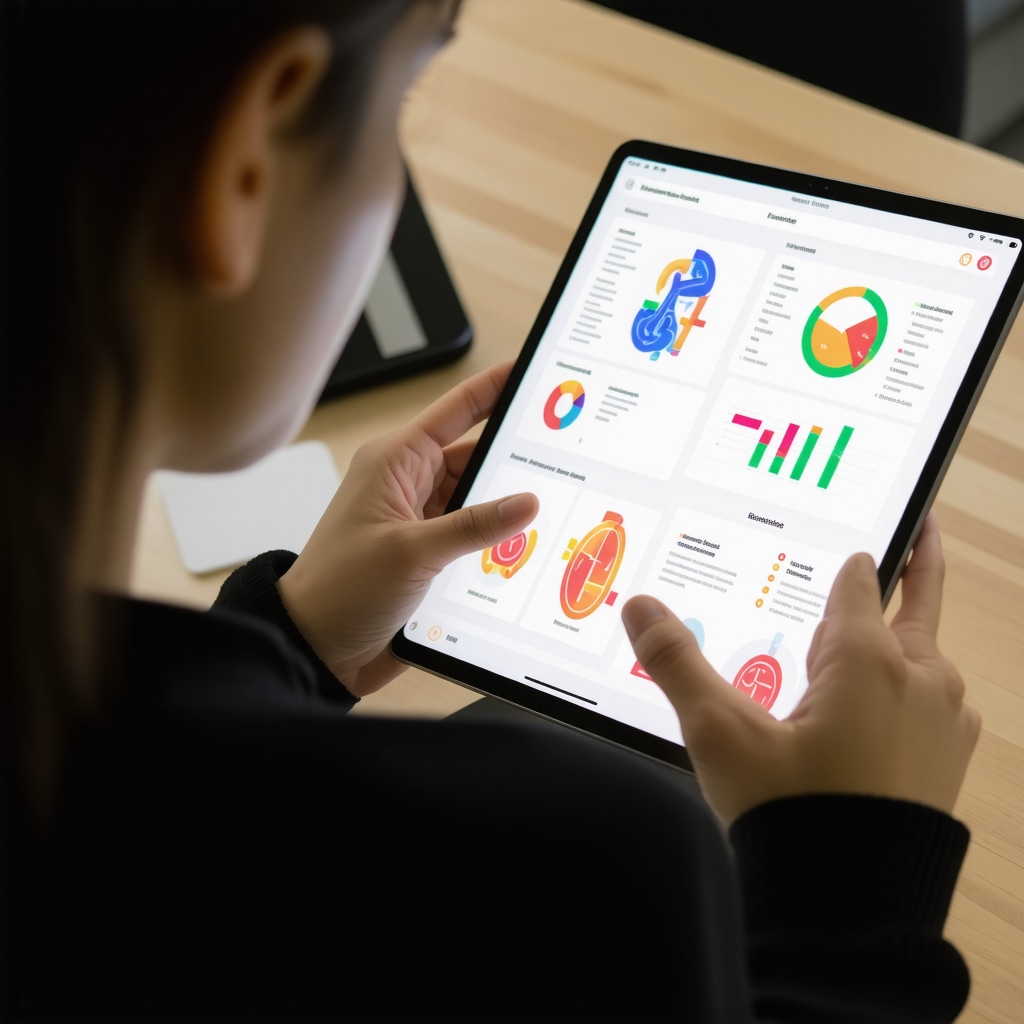 Person analyzing health data for personalized Ozempic treatment