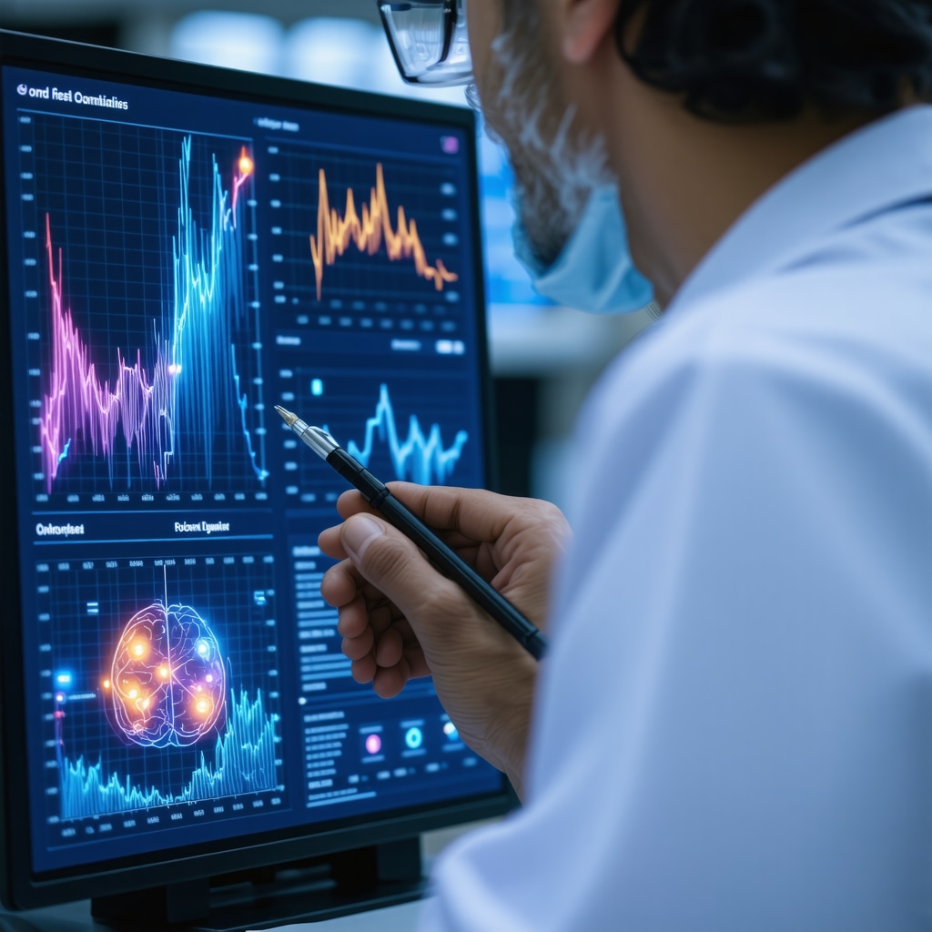 Doctor analyzing biomarker results for tailored Ozempic therapy