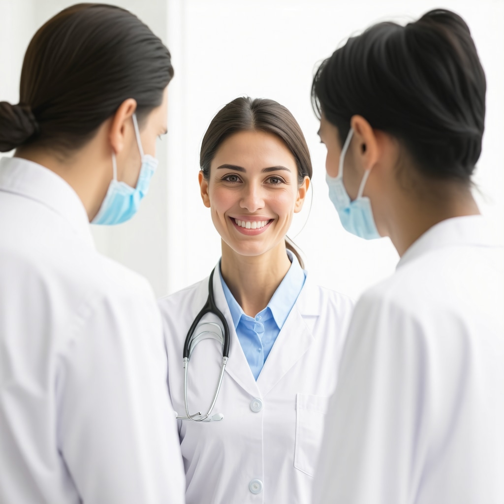 Doctor discussing personalized Ozempic treatment plan with patient using modern medical devices