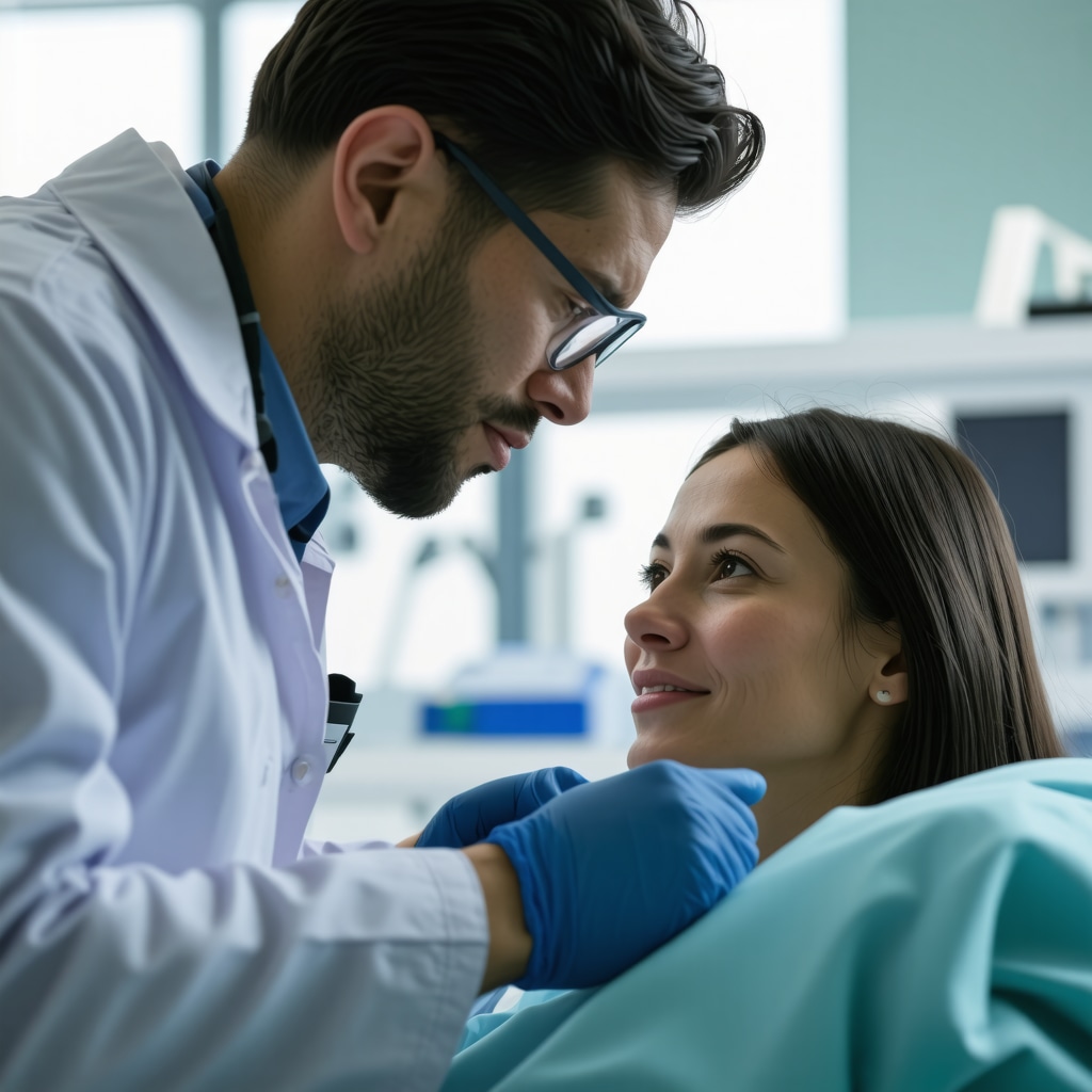 Healthcare professional reviewing genetic and metabolic diagnostics for tailored Ozempic treatment.
