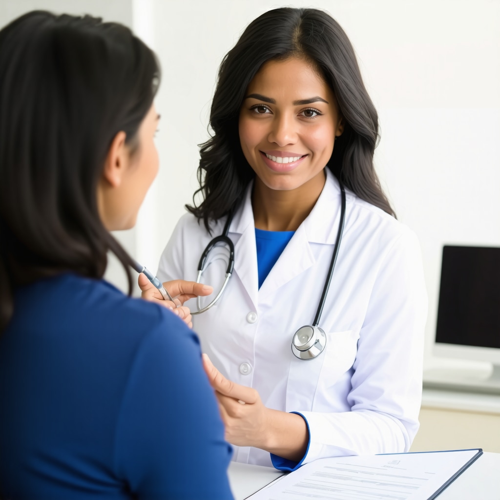 Doctor and patient discussing customized Ozempic weight management plan