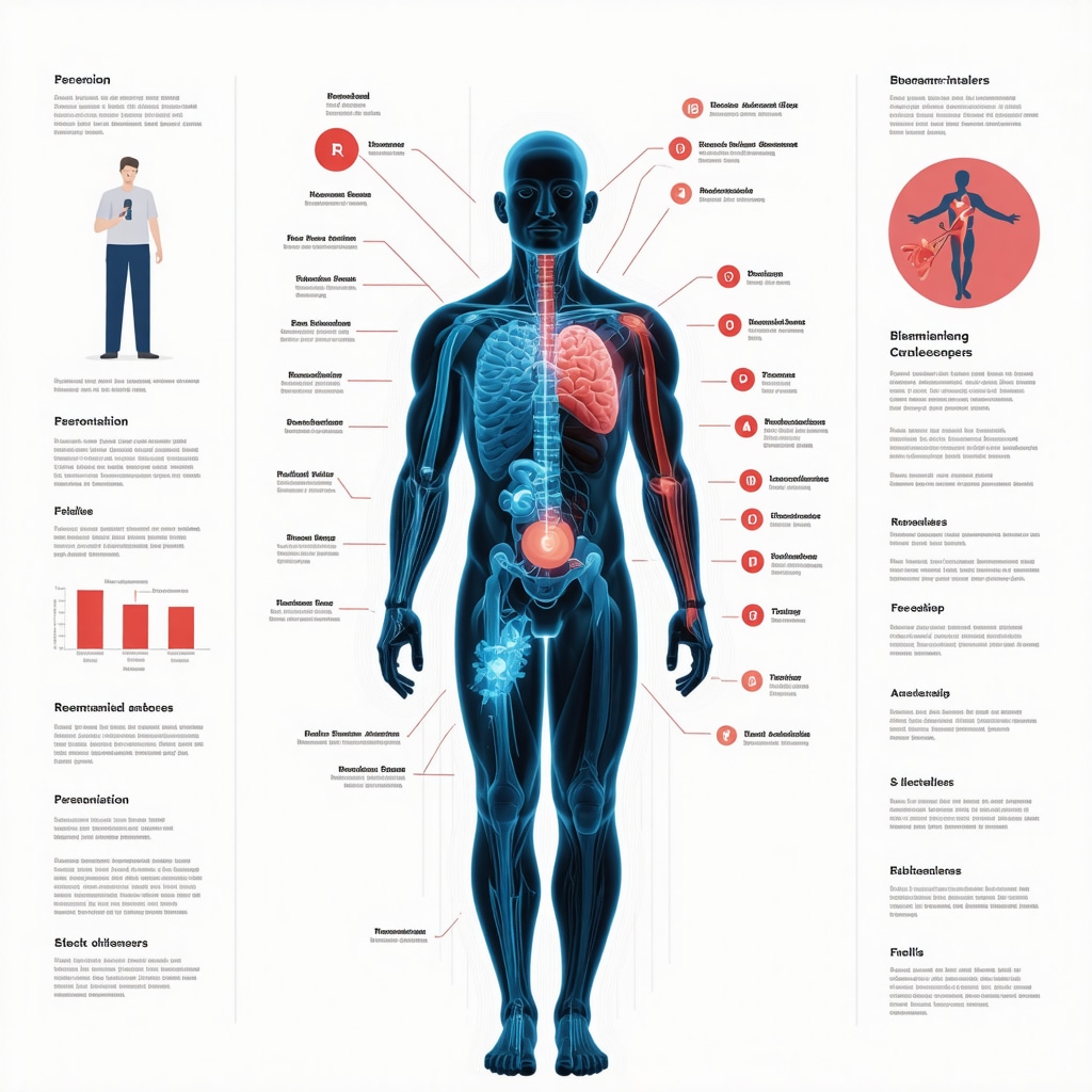 Infographic illustrating biomarkers and tailored treatments for long-term Ozempic success