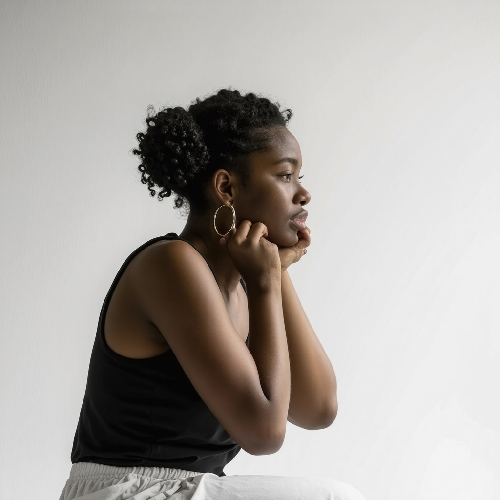 Person contemplating weight loss and medication journey