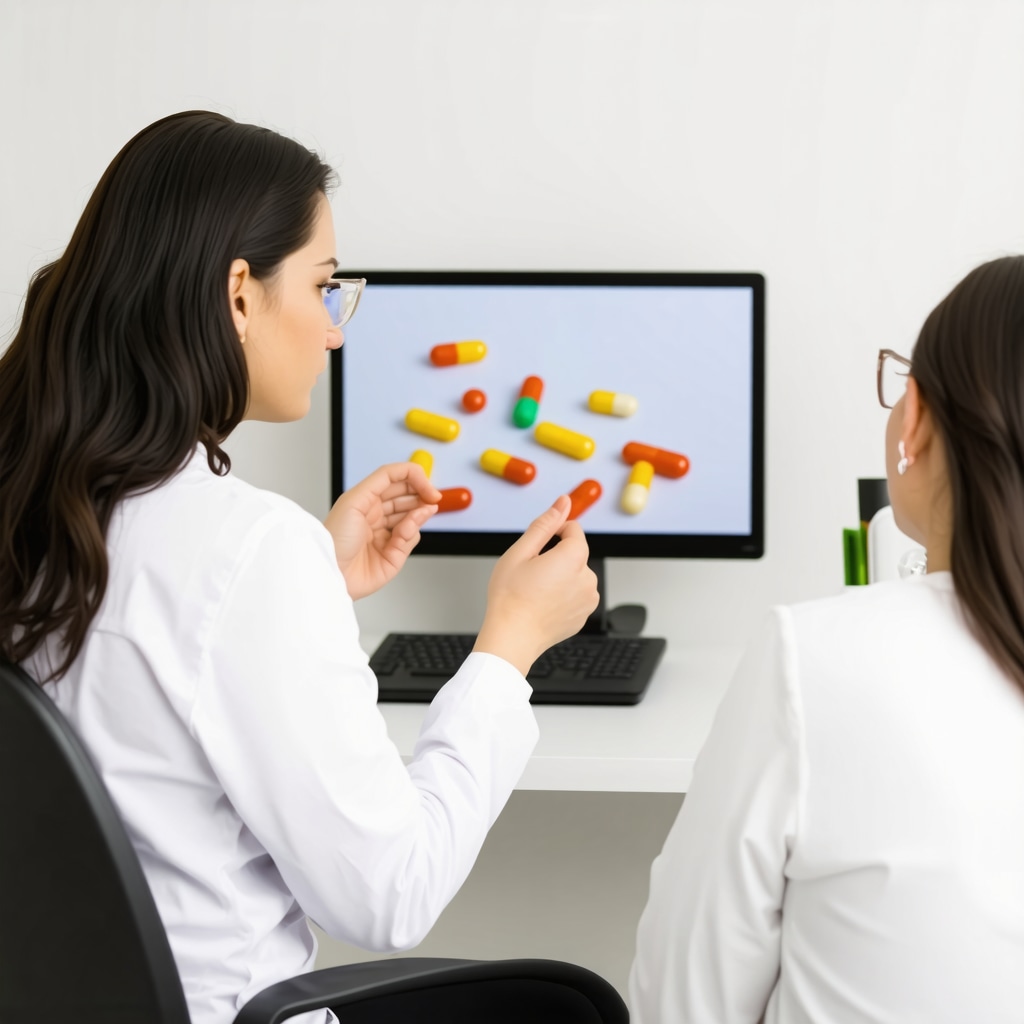 Doctor and patient discussing Ozempic via telehealth